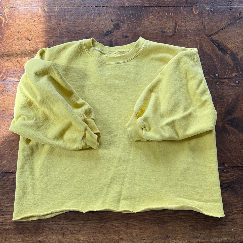 Rachel Comey Mustard Yellow Sweatshirt